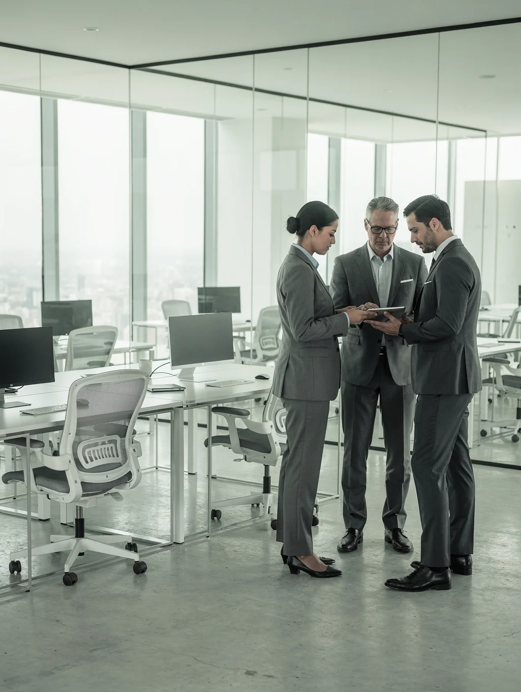 Modern corporate workspace for venture building